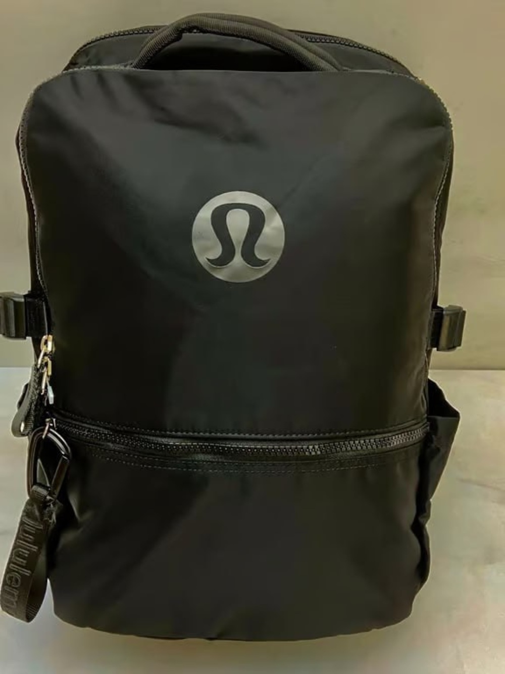 lululemon athletica Black Men’s Backpack with Reflective Logo
